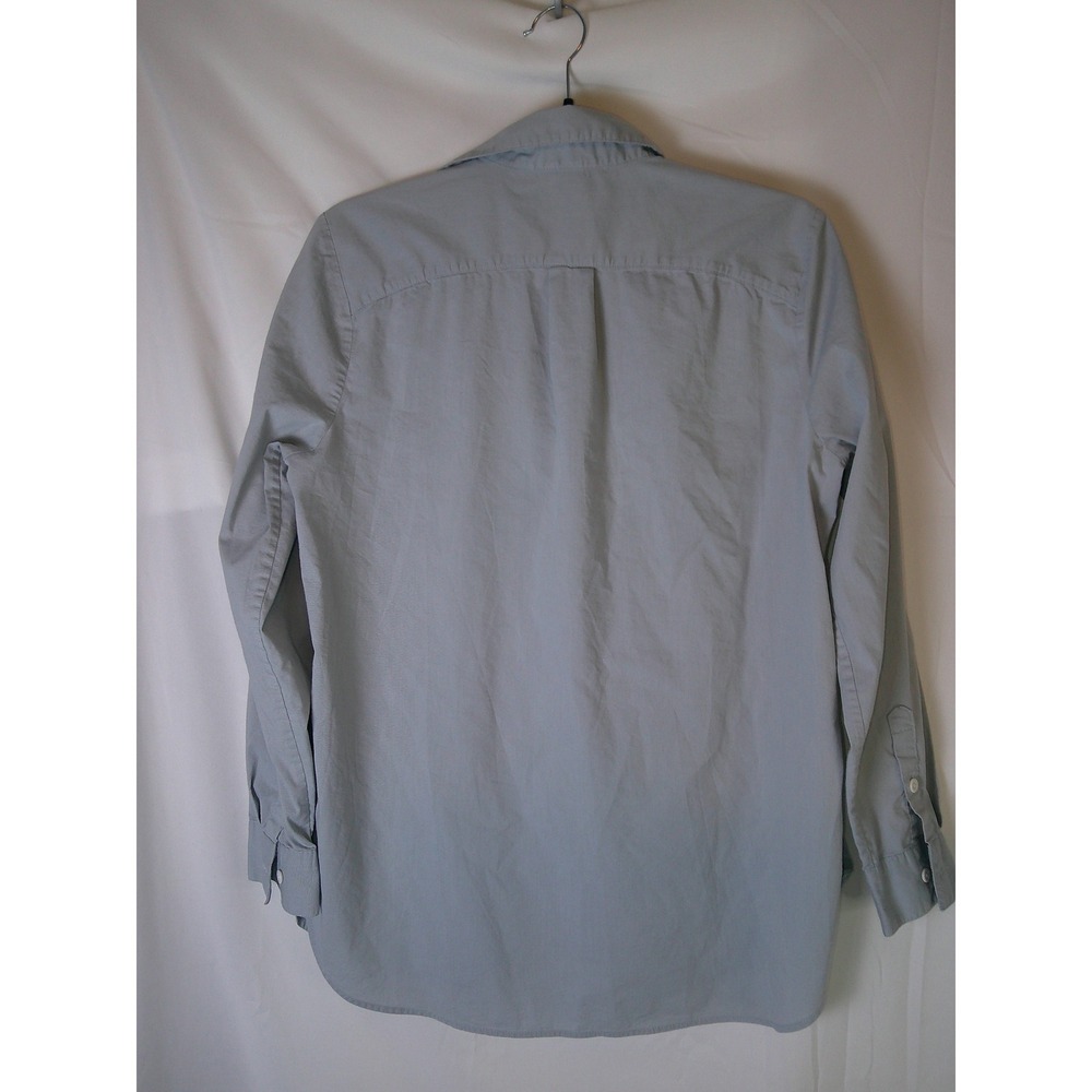 Eddie Bauer Womens Long Sleeve Button Up Shirt Light Blue‎ Striped Size M - Picture 2 of 3